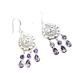 Ying Purple Tiny multiple Dangle Earring