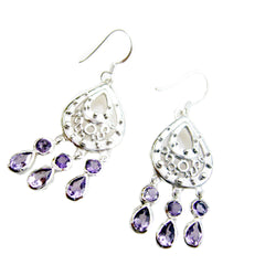 Ying Purple Tiny multiple Dangle Earring