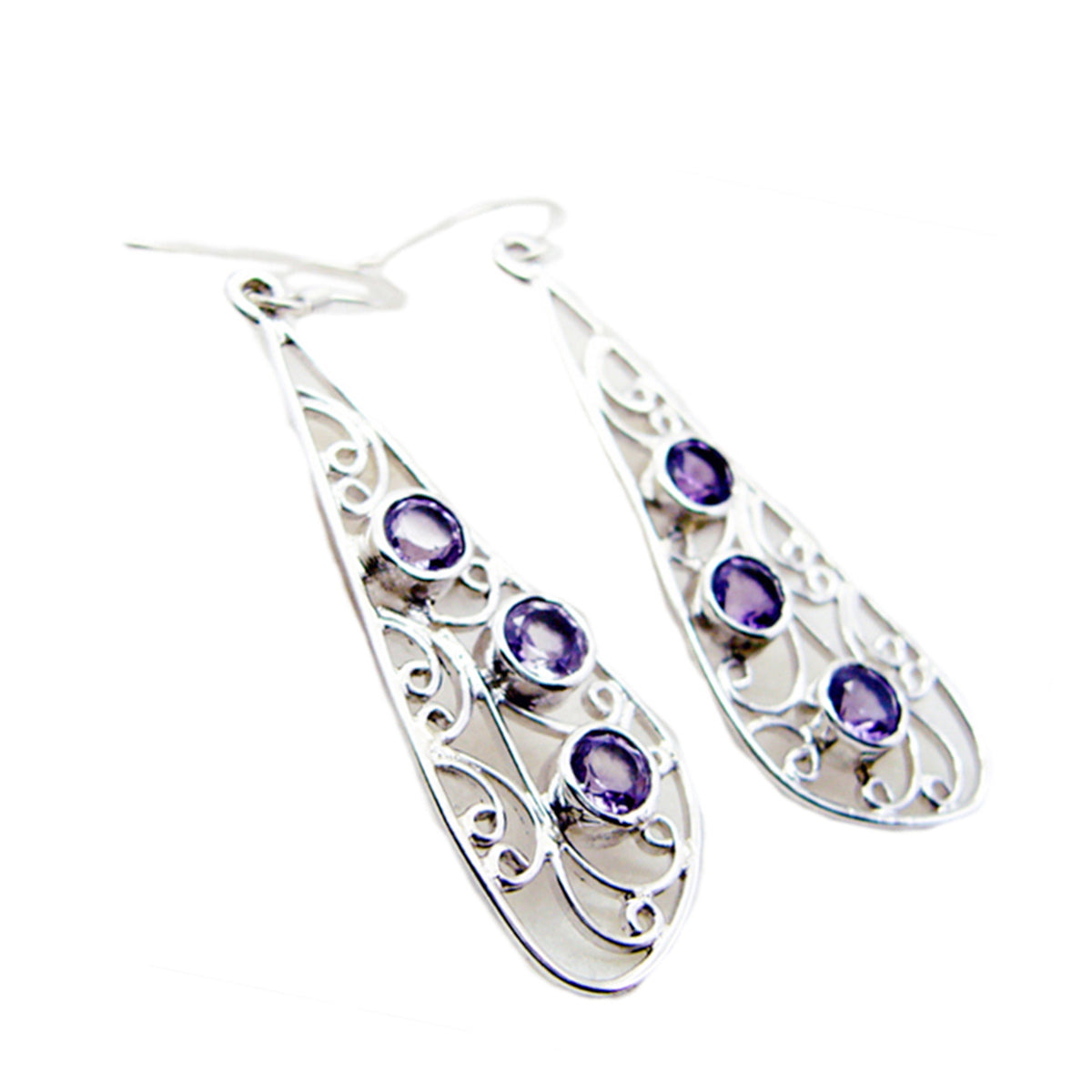 Yuki Purple Tiny multiple Dangle Earring
