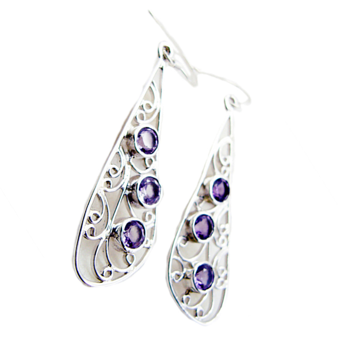 Yuki Purple Tiny multiple Dangle Earring