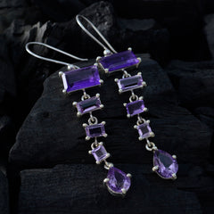 Aisha Purple Versatile multiple Dangle Earring