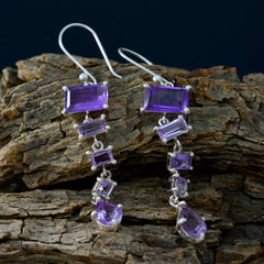 Aisha Purple Versatile multiple Dangle Earring