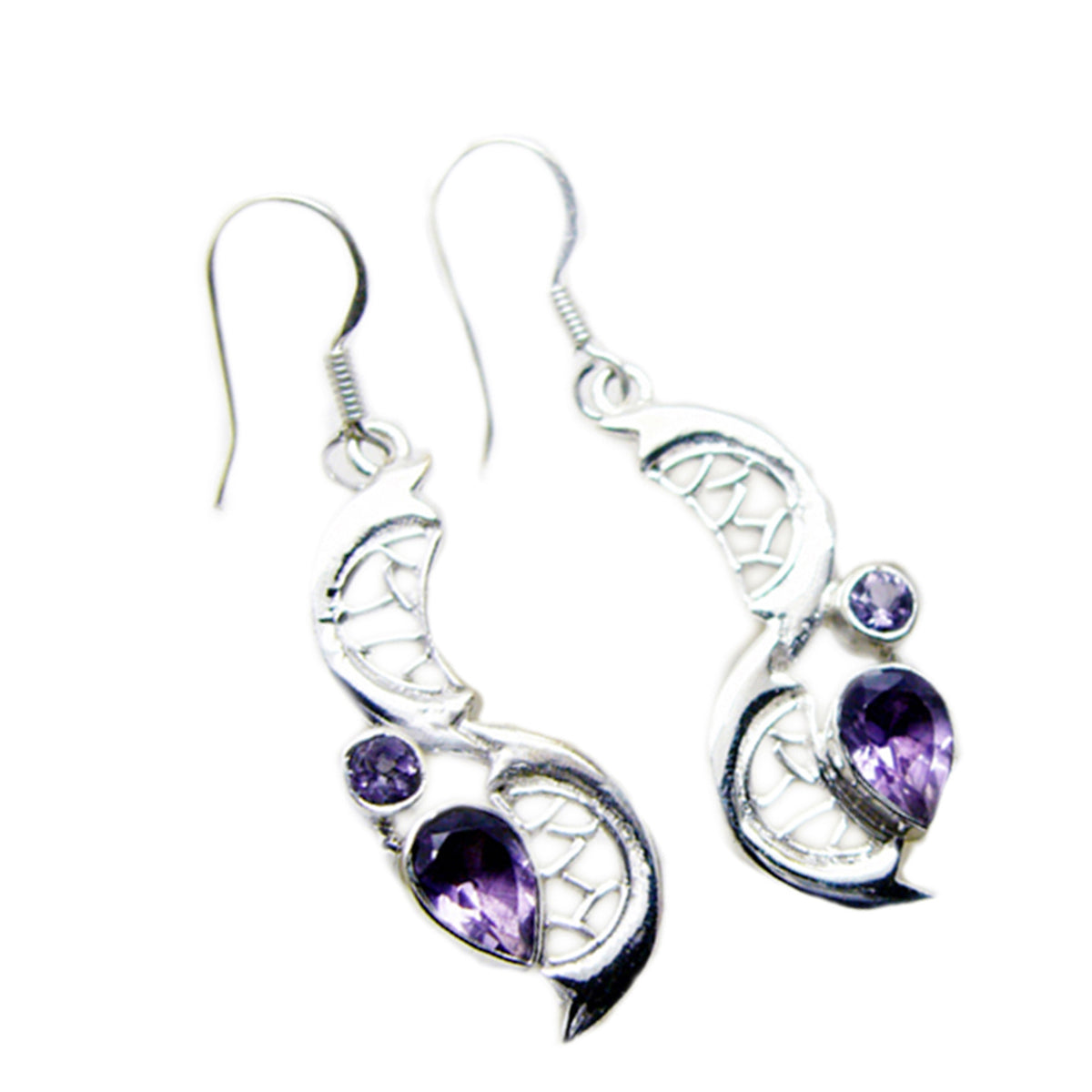 Yuna Purple Classic multiple Dangle Earring