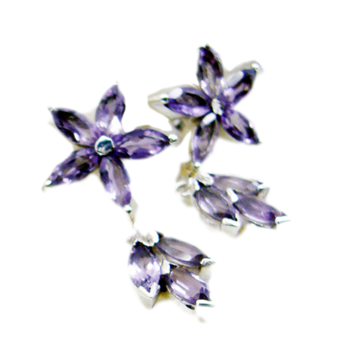 Agustina Purple Tiny multiple Stud Earring