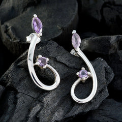 Ana Purple Mid weight multiple Stud Earring