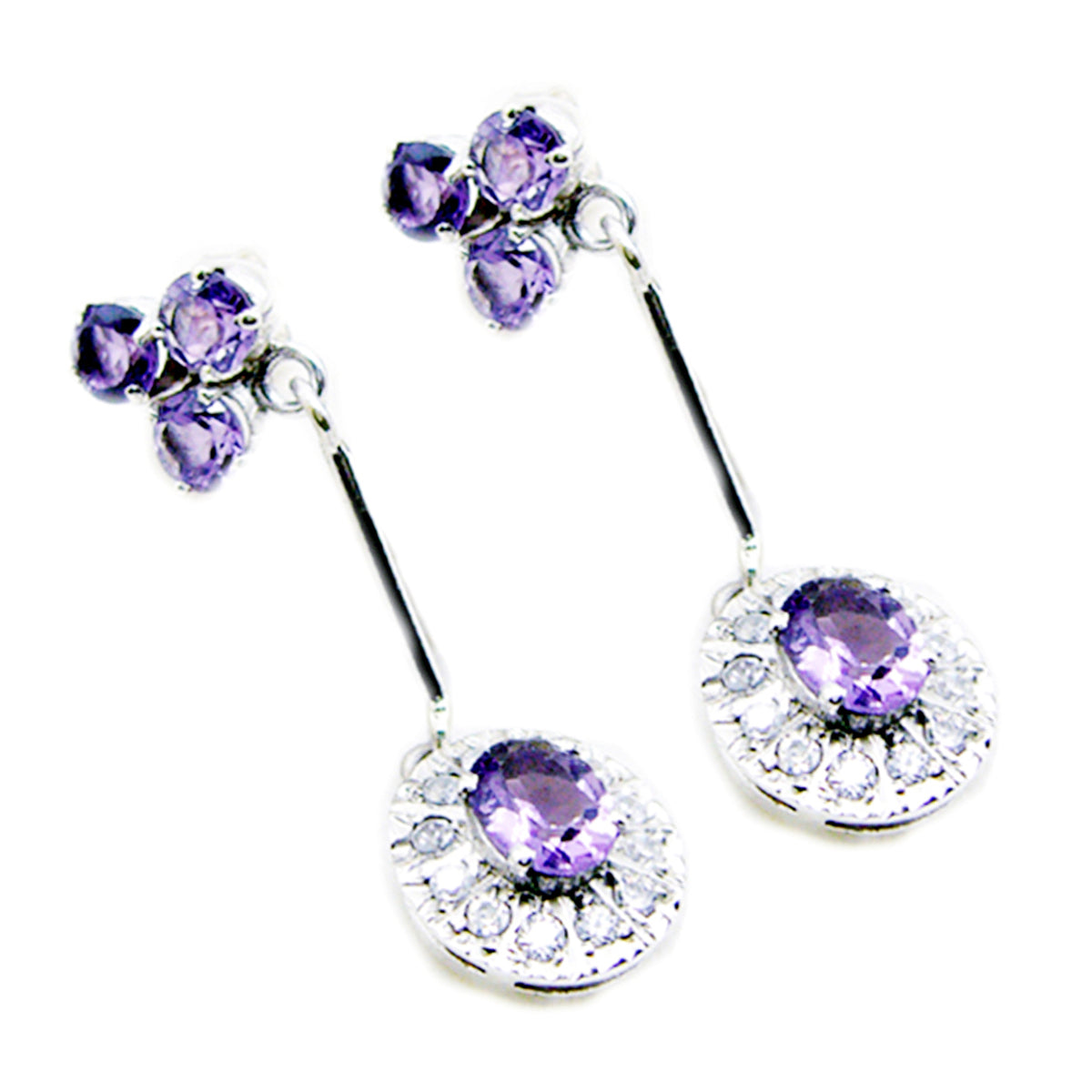 Andrea Purple Tiny multiple Stud Earring