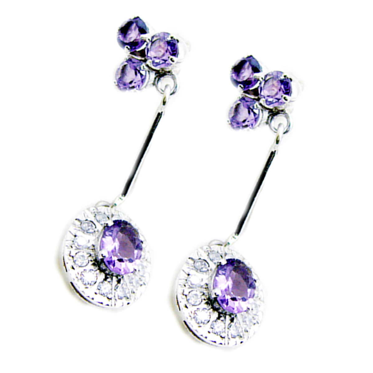 Andrea Purple Tiny multiple Stud Earring