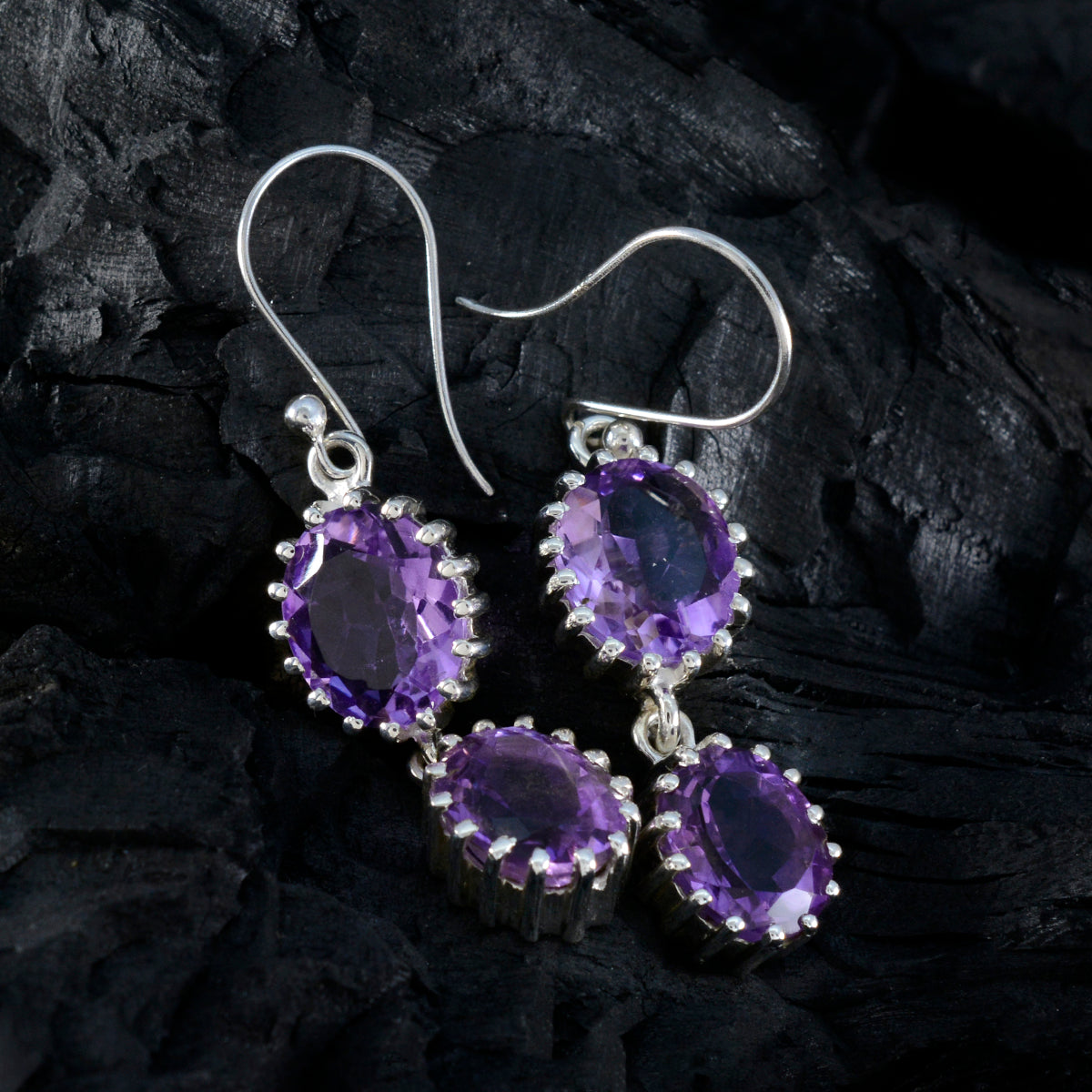 Aurora Purple Versatile multiple Dangle Earring