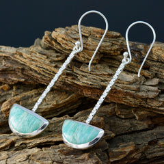 Cecilia Green Mid weight Solitaire Dangle Earring