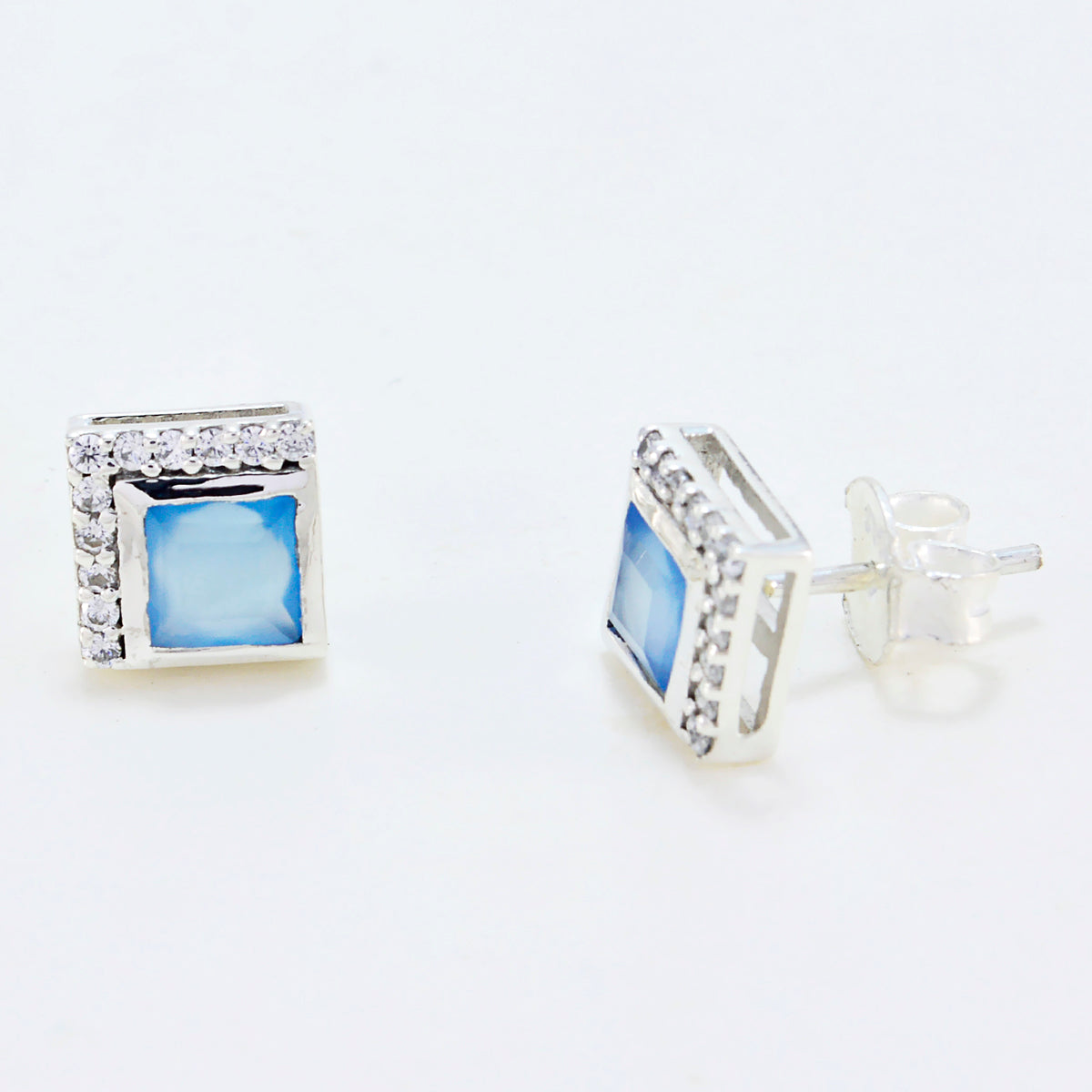 Julieta Blue Elegant multiple Stud Earring