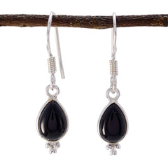 Isabella Black Elegant multiple Dangle Earring Black Onyx Black Dangle