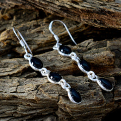 Victoria Black Delicate multiple Dangle Earring
