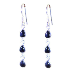Victoria Black Delicate multiple Dangle Earring Black Onyx Black Dangle