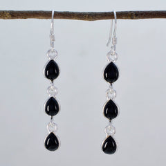 Victoria Black Delicate multiple Dangle Earring