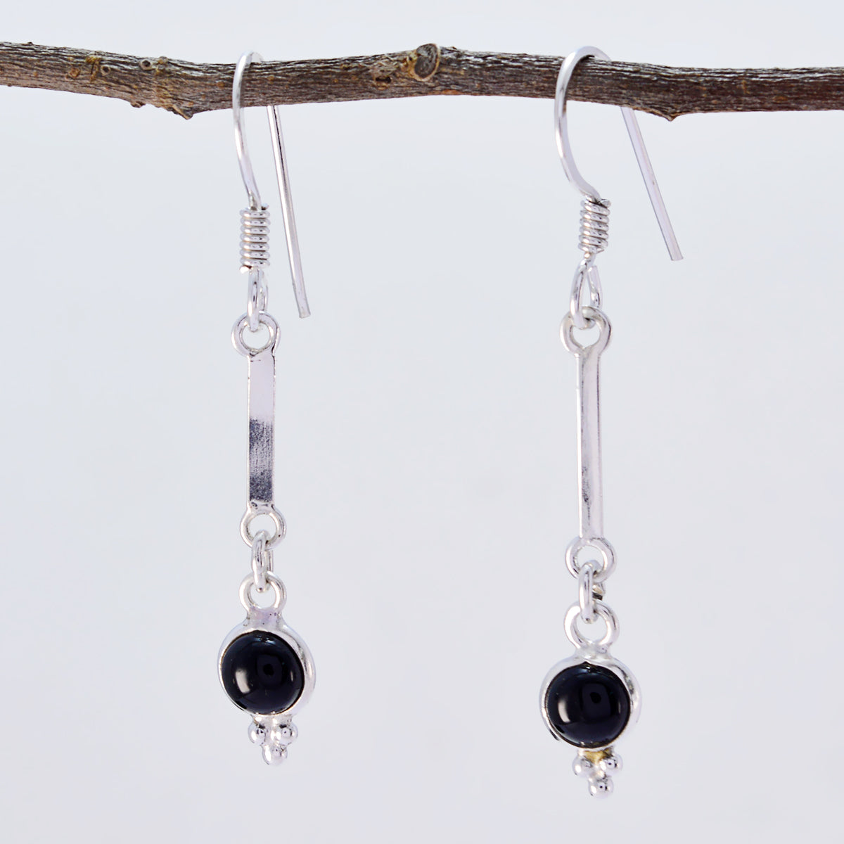 Elena Black Elegant multiple Dangle Earring