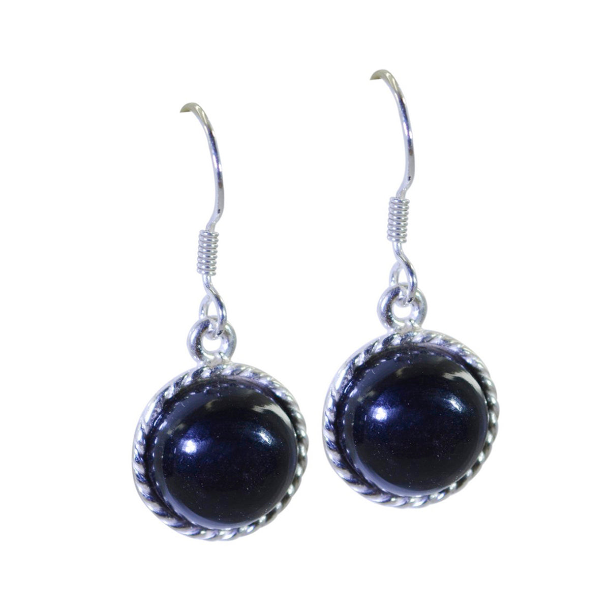 Aria Black Delicate multiple Dangle Earring Black Onyx Black Dangle