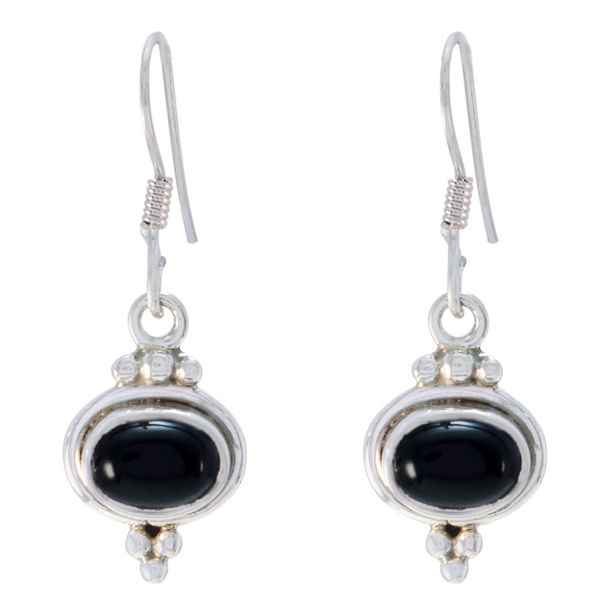 Autumn Black Delicate multiple Dangle Earring Black Onyx Black Dangle