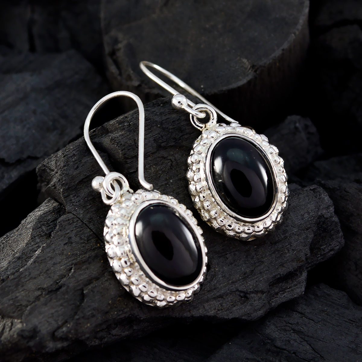 Katharina Black Edgy multiple Dangle Earring
