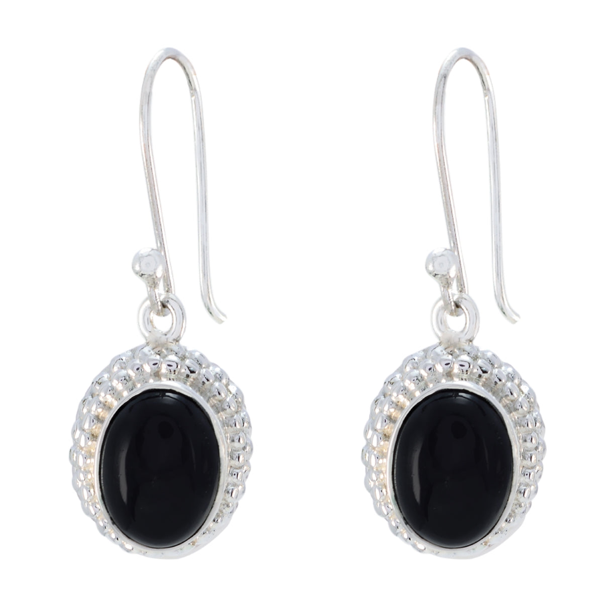 Katharina Black Edgy multiple Dangle Earring Black Onyx Black Dangle