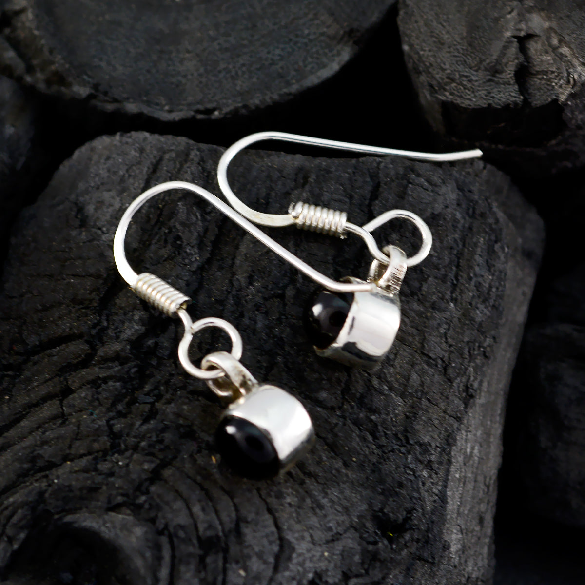 Clara Black Minimalist multiple Dangle Earring