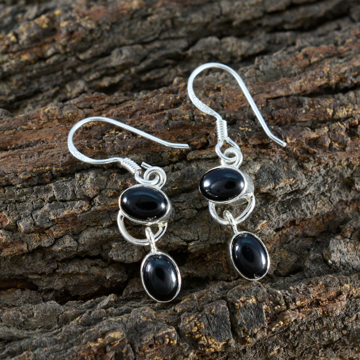 Micaela Black Featherlight multiple Dangle Earring