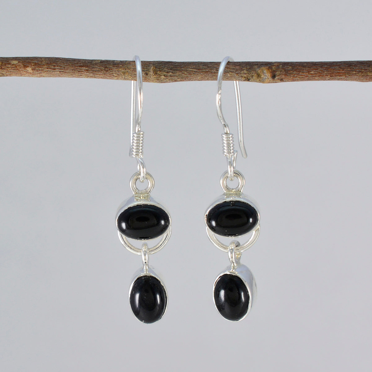 Micaela Black Featherlight multiple Dangle Earring