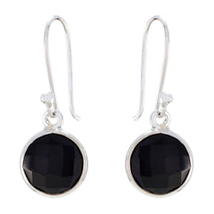 Harper Black Elegant multiple Dangle Earring Black Onyx Black Dangle