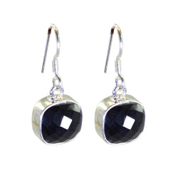 Hazel Black Elegant multiple Dangle Earring Black Onyx Black Dangle