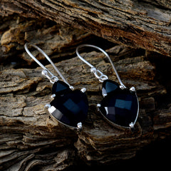 Yasmine Black Whisper thin multiple Dangle Earring