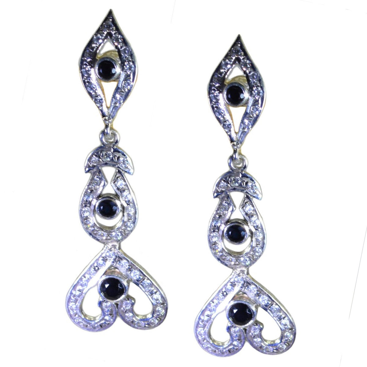 Ananya Black Versatile multiple Stud Earring