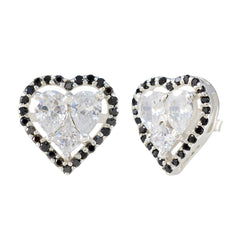 Teresa Black Slim multiple Stud Earring