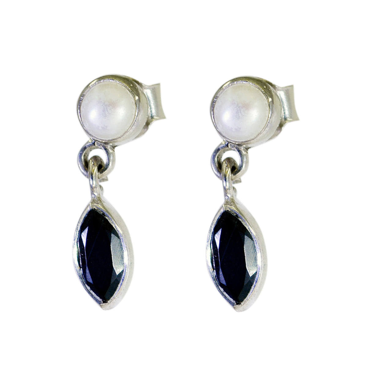 Katharina Black Delicate multiple Stud Earring Black Onyx Black Stud