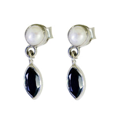 Katharina Black Delicate multiple Stud Earring Black Onyx Black Stud
