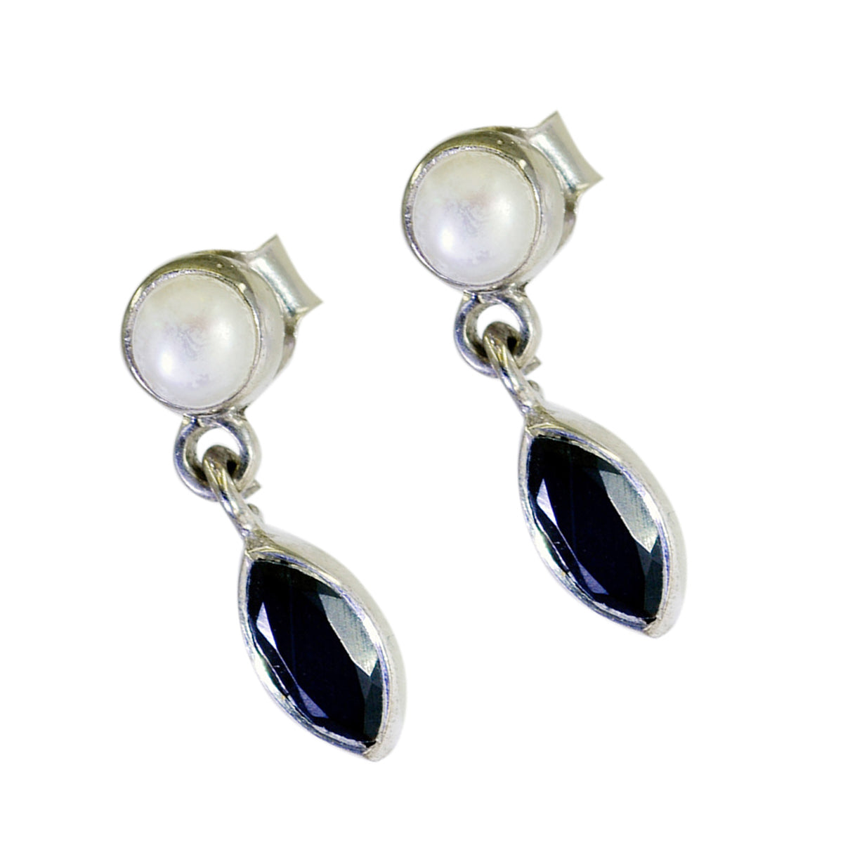 Katharina Black Delicate multiple Stud Earring