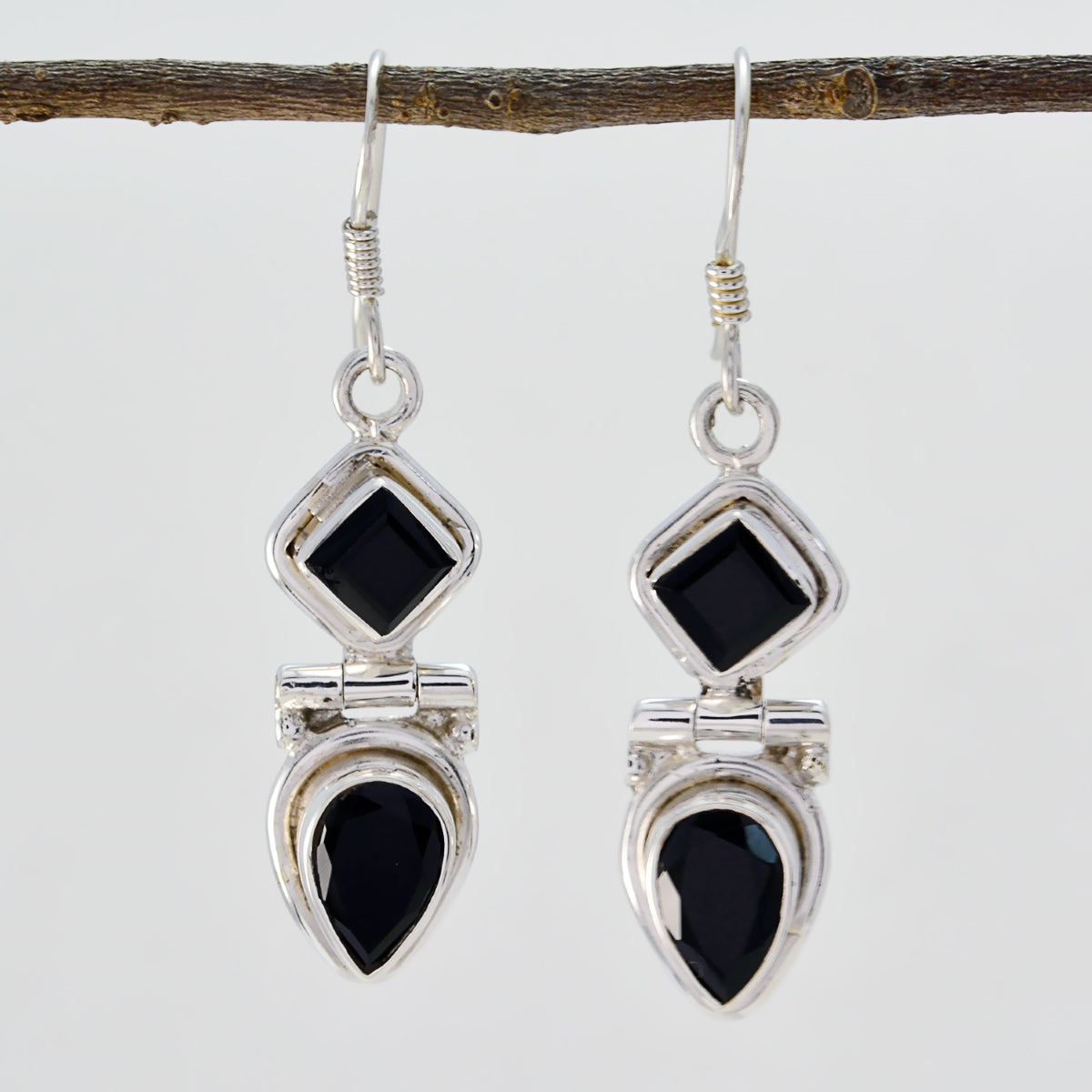 Laura Black Eye catching multiple Dangle Earring