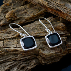 Riley Black Whisper thin Solitaire Dangle Earring