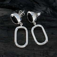 Teresa Black Tiny Solitaire Stud Earring