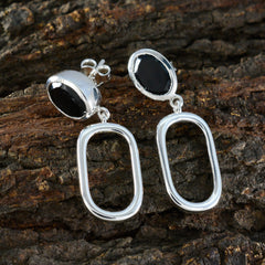 Teresa Black Tiny Solitaire Stud Earring