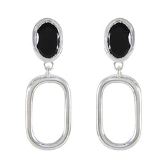 Teresa Black Tiny Solitaire Stud Earring Black Onyx Black Stud