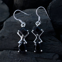 Rosa Black Slim multiple Dangle Earring