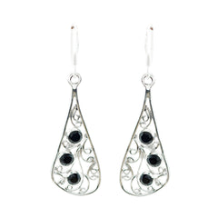 Paula Black Whisper thin multiple Dangle Earring Black Onyx Black Dangle