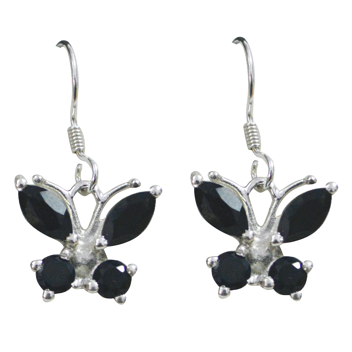 Emi Black Dainty multiple Dangle Earring