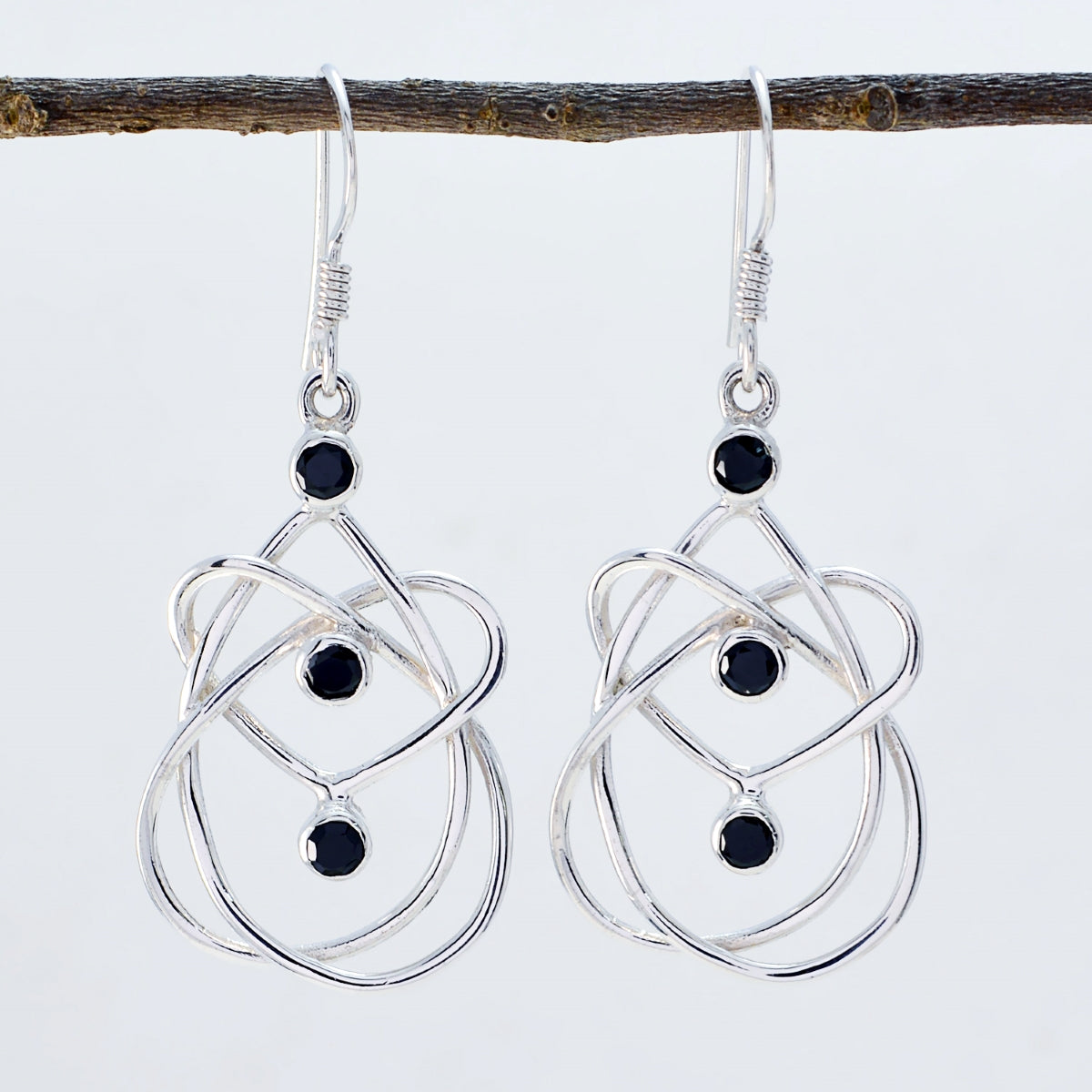 Marie Black Featherlight multiple Dangle Earring