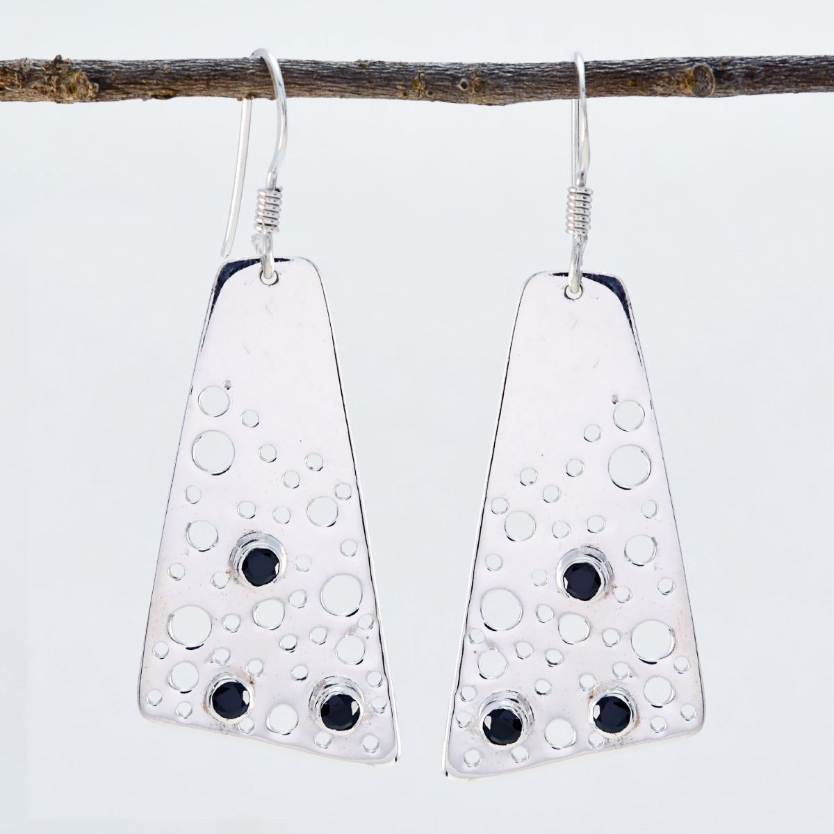 Mia Black Slim multiple Dangle Earring