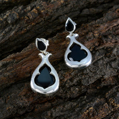 Ellie Black Edgy Toi et Moi Stud Earring