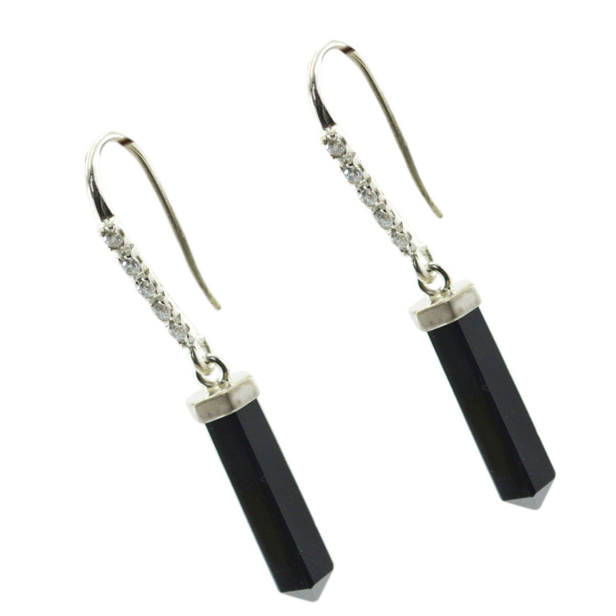 Haruka Black Tiny multiple Dangle Earring