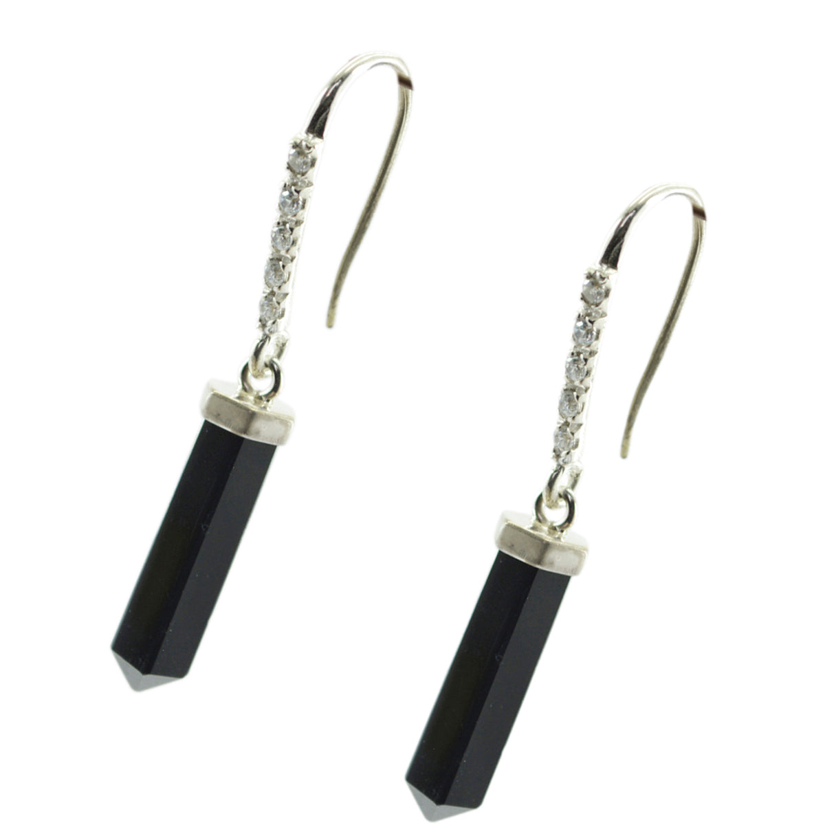 Haruka Black Tiny multiple Dangle Earring