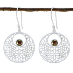 Li Lee Grey Mid weight Solitaire Dangle Earring Grey Peral Gray Dangle