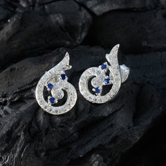 Hazel Blue Delicate multiple Stud Earring