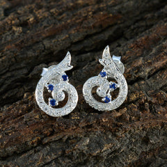 Hazel Blue Delicate multiple Stud Earring